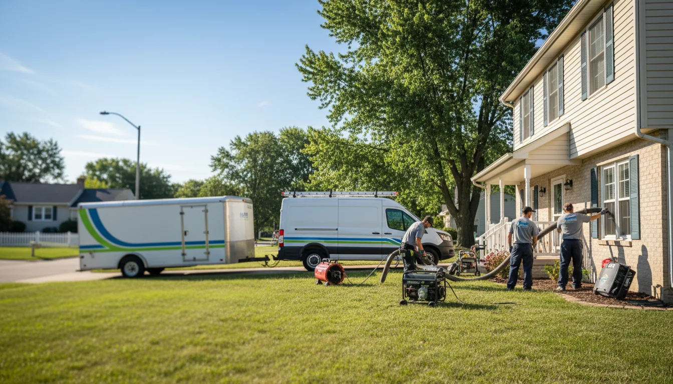 Flooded Basement Restoration And Cleanup With Repair in Richland, MT near me